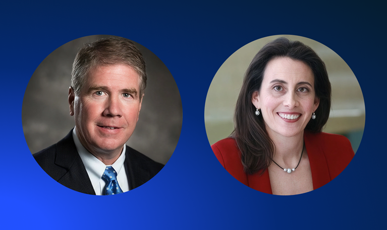 Greg Pearson and Liz Hilton Segel