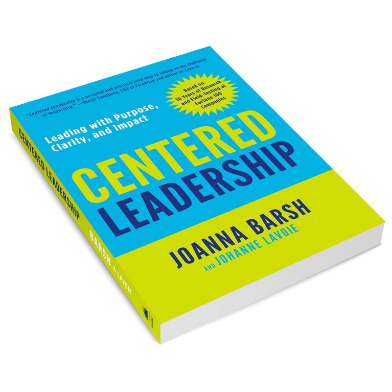 Centered leadership book