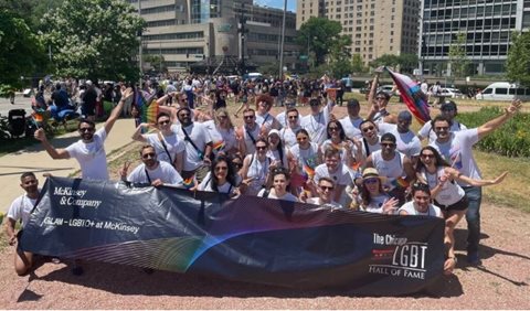 Equal members and allies march in Chicago pride 2023