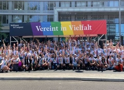 Equal members and allies march in Cologne Pride 2023