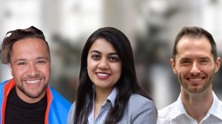 Natasha, Micah and James headshot