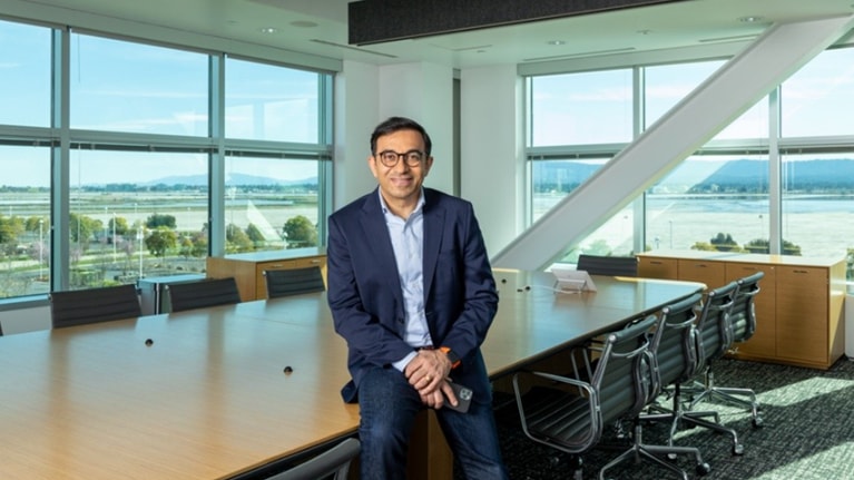 Amit Walia in meeting room