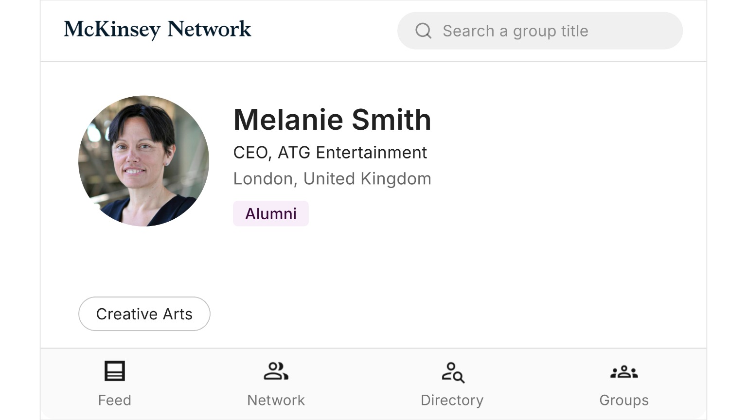 Melanie Smith MN profile card