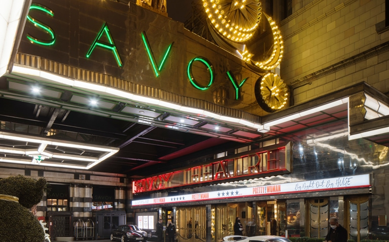 Inside of Savoy Theatre
