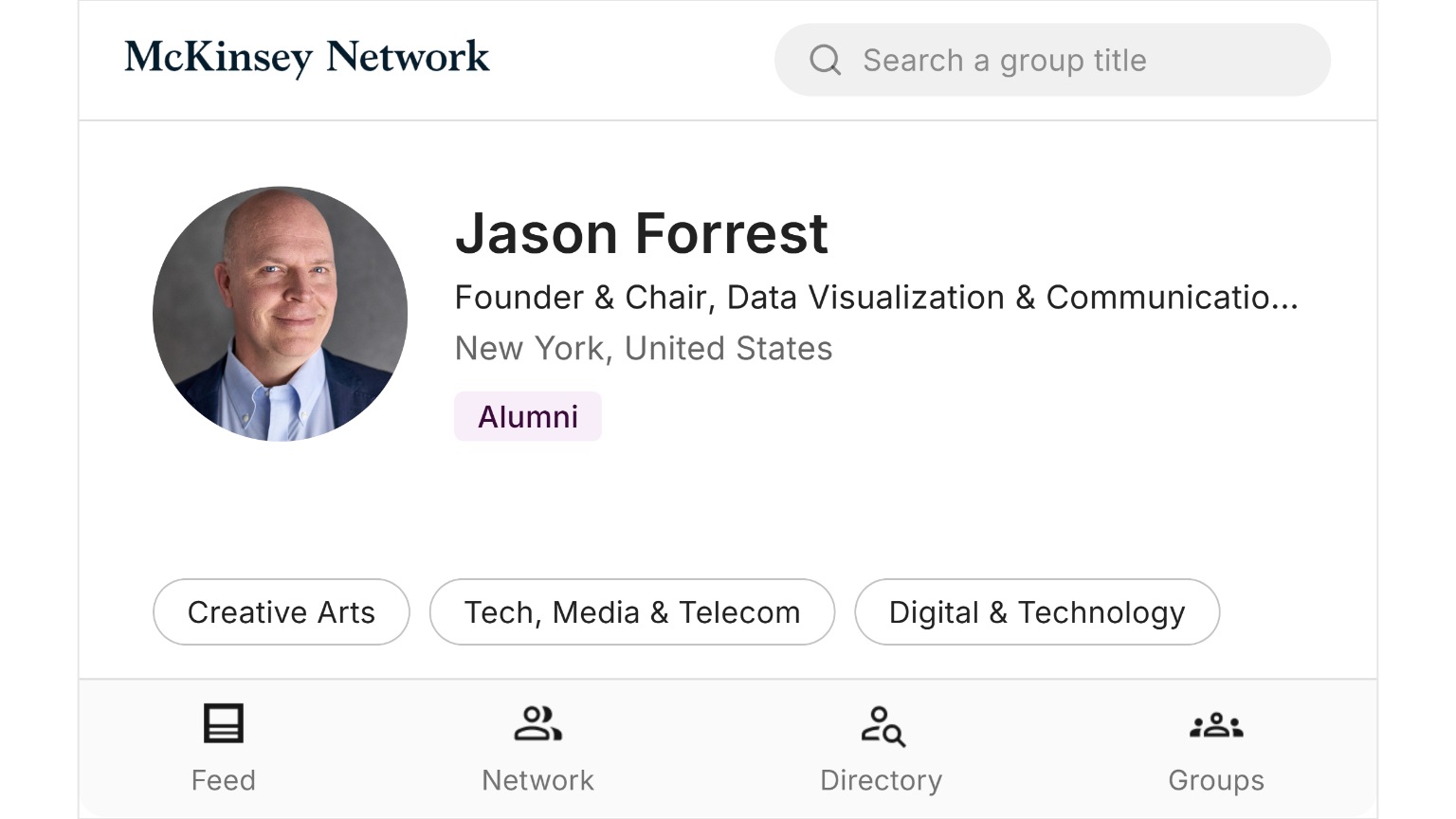Jason Forrest profile card