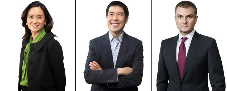 Image of Lareina Yee, McKinsey Senior Partner; Michael Chui, MGI Partner; and Alexander Sukharevsky, McKinsey Senior Partner and global coleader of QuantumBlack, AI by McKinsey