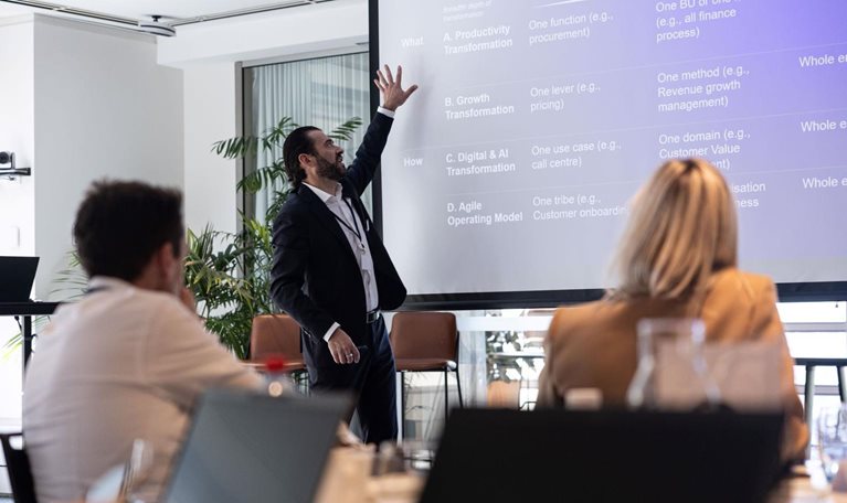 Jason Inacio, Partner, McKinsey & Company, shares strategic approaches to transformation.