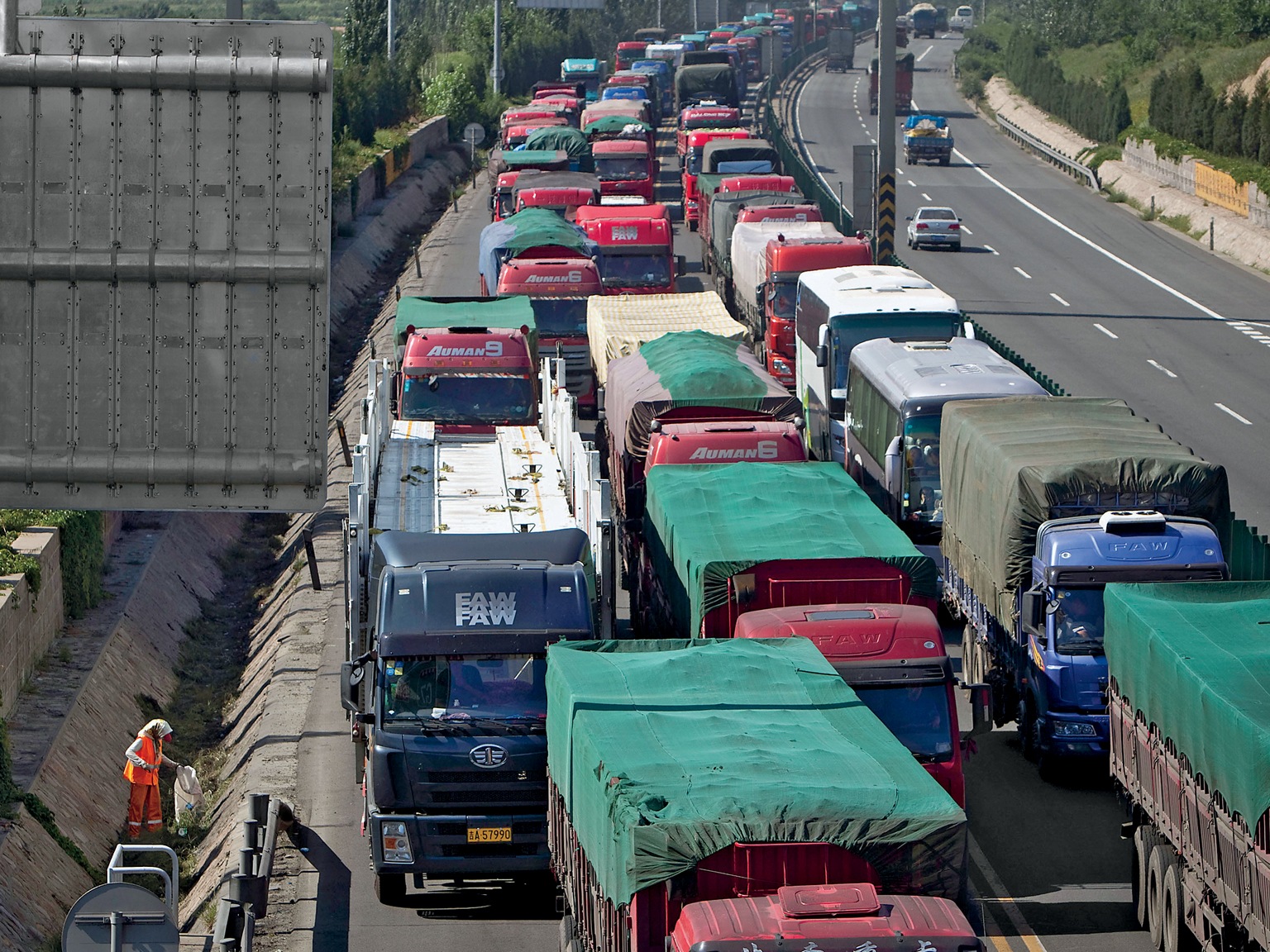 Connected transportation grid 