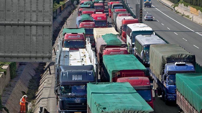 Connected transportation grid