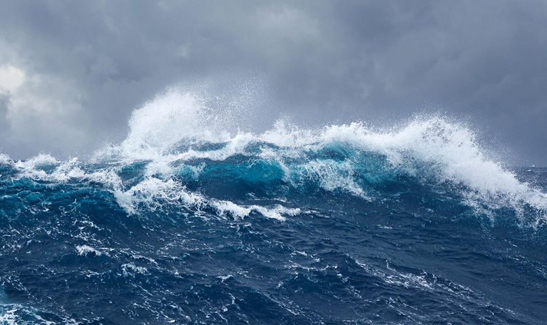 Ocean wave during storm