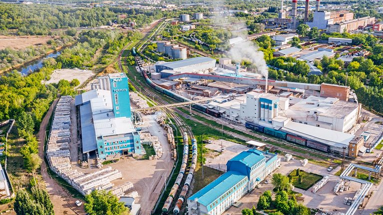 Industrial zone aerial