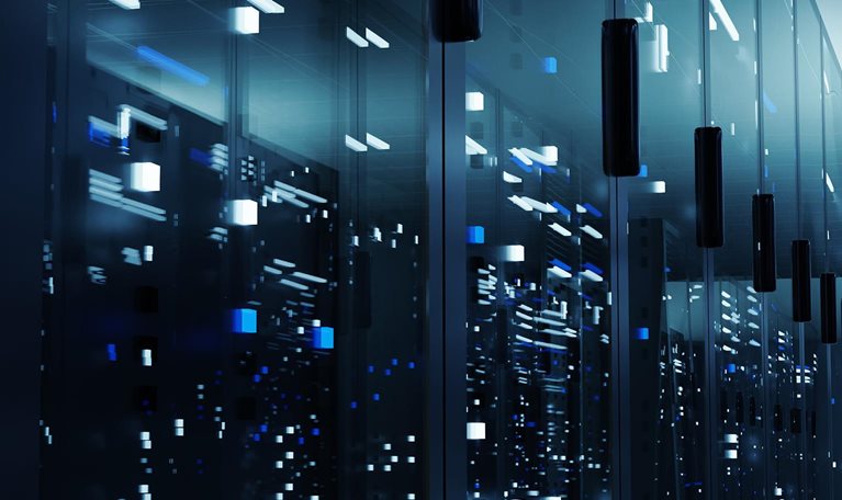 Cloud data center - stock photo