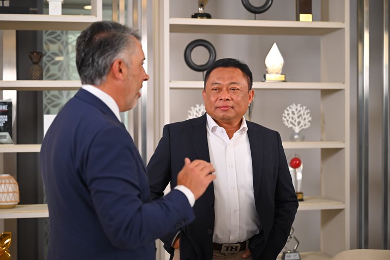 Ririek Adriansyah, chief executive officer of PT Telkom Indonesia Tbk (Telkom)