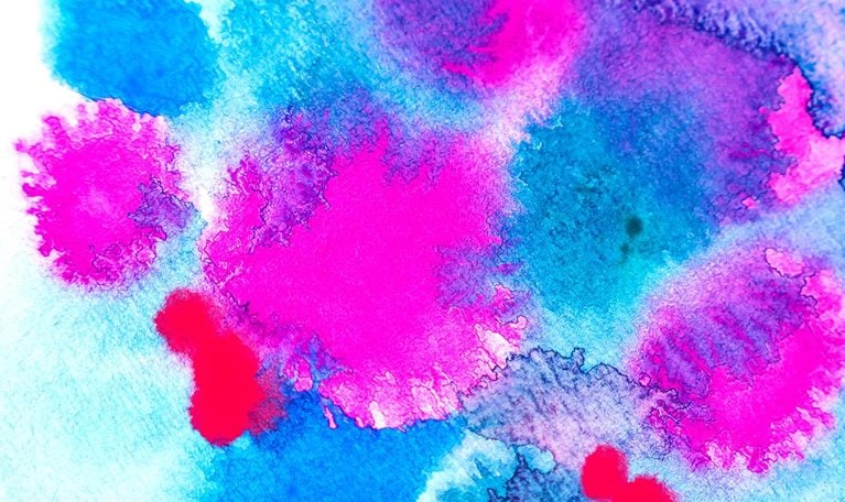 Image of apple slices with peanut butter on them.