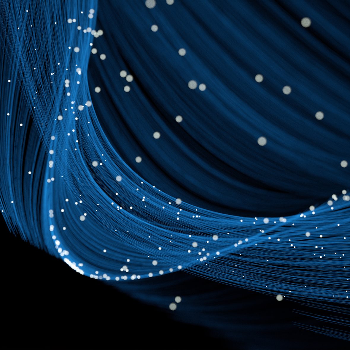 Computer neural network concept image - stock photo