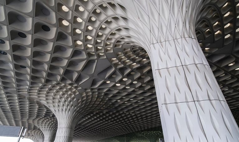 The architectural style of Airport of Mumbai