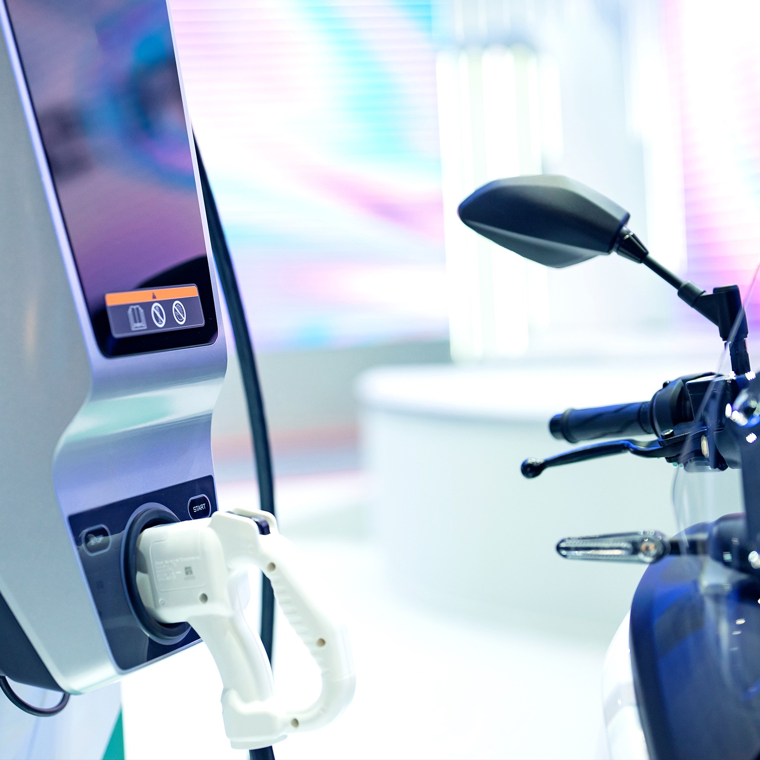 Charging of an electric two-wheeler