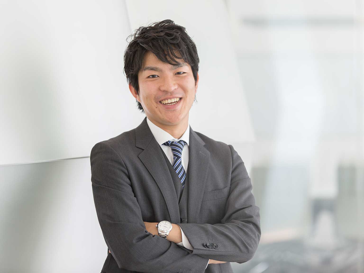 This is a profile image of 上羽　拓人