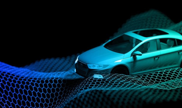 Lidar Autonomous Self Driving Driverless Vehicle Finding Parking On Road