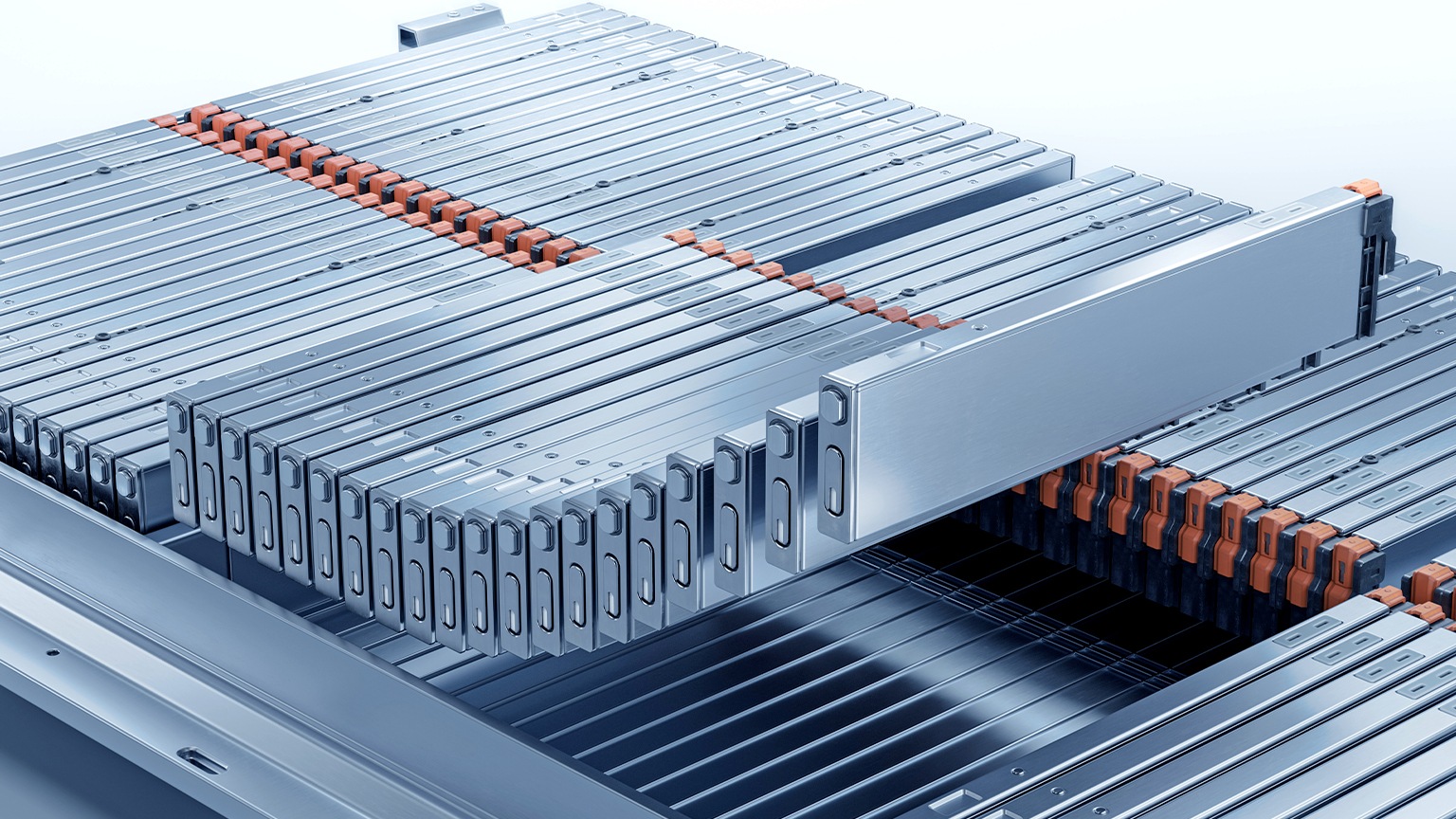 High Performance Battery Pack Assembly with Rectangular Modules for Electric Vehicle or Hybrid Car