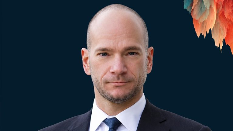 A headshot of Andrew McAfee against the Century of Plenty branding cover.
