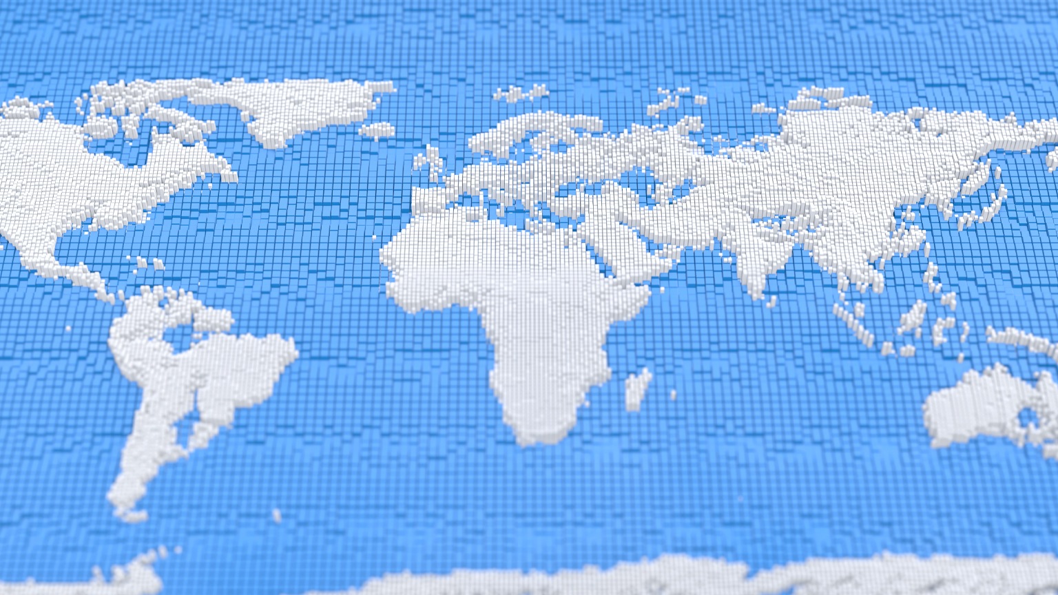 Pixel global earth map