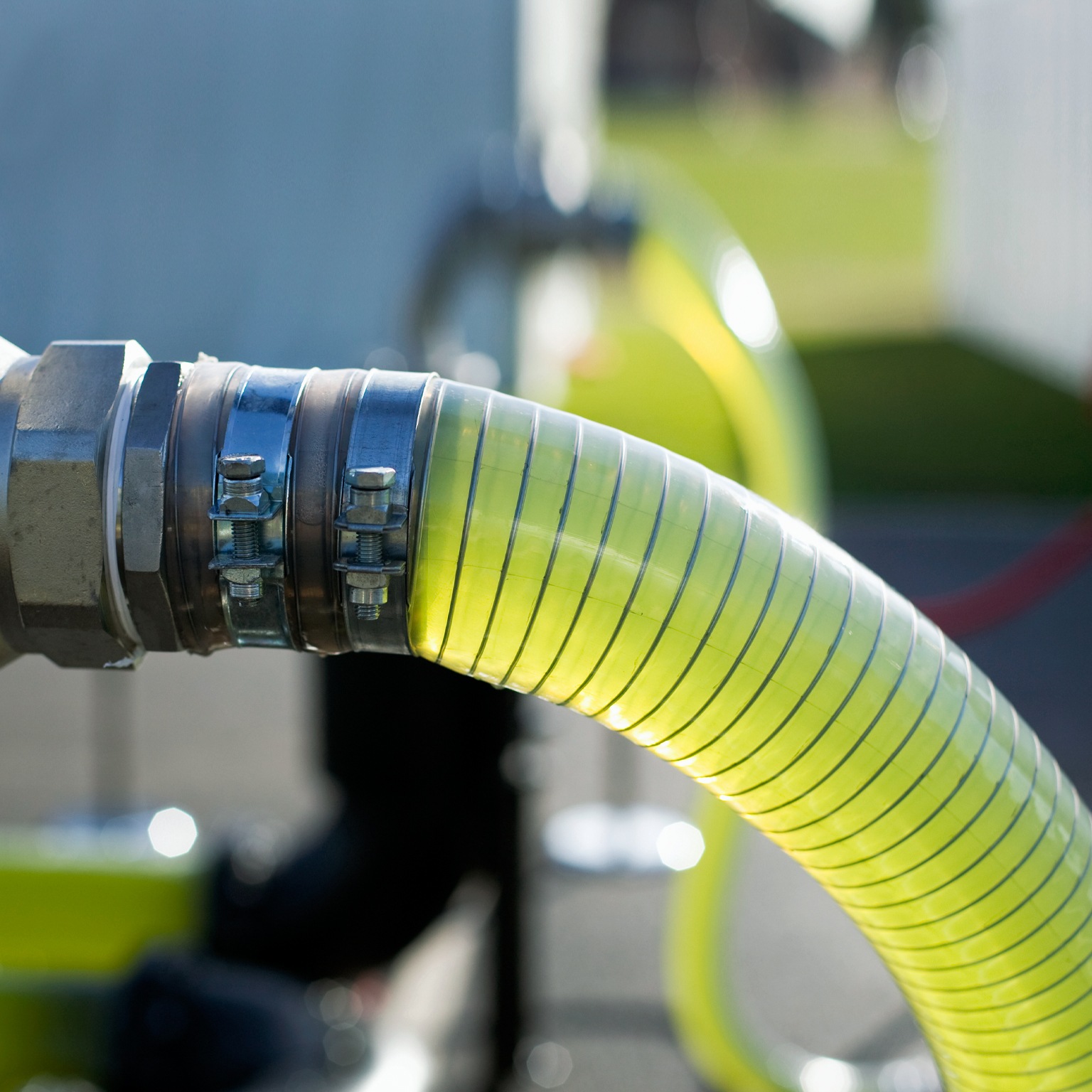 An AlgaeLink Algae growing system that is harvested to make ethanol and biodiesel