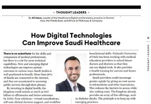 How digital technology can improve Saudi Healthcare