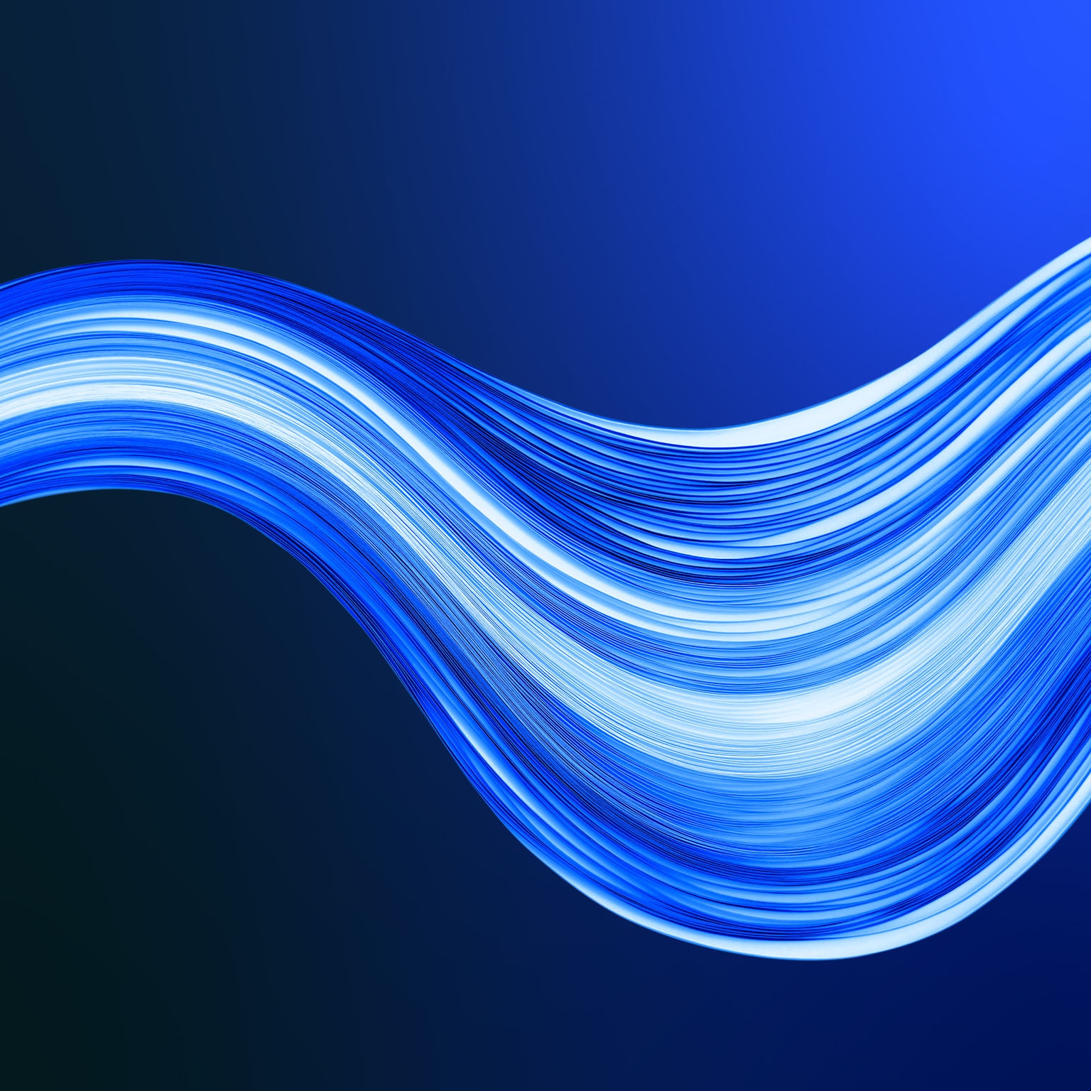 Abstract lines waving up and down.