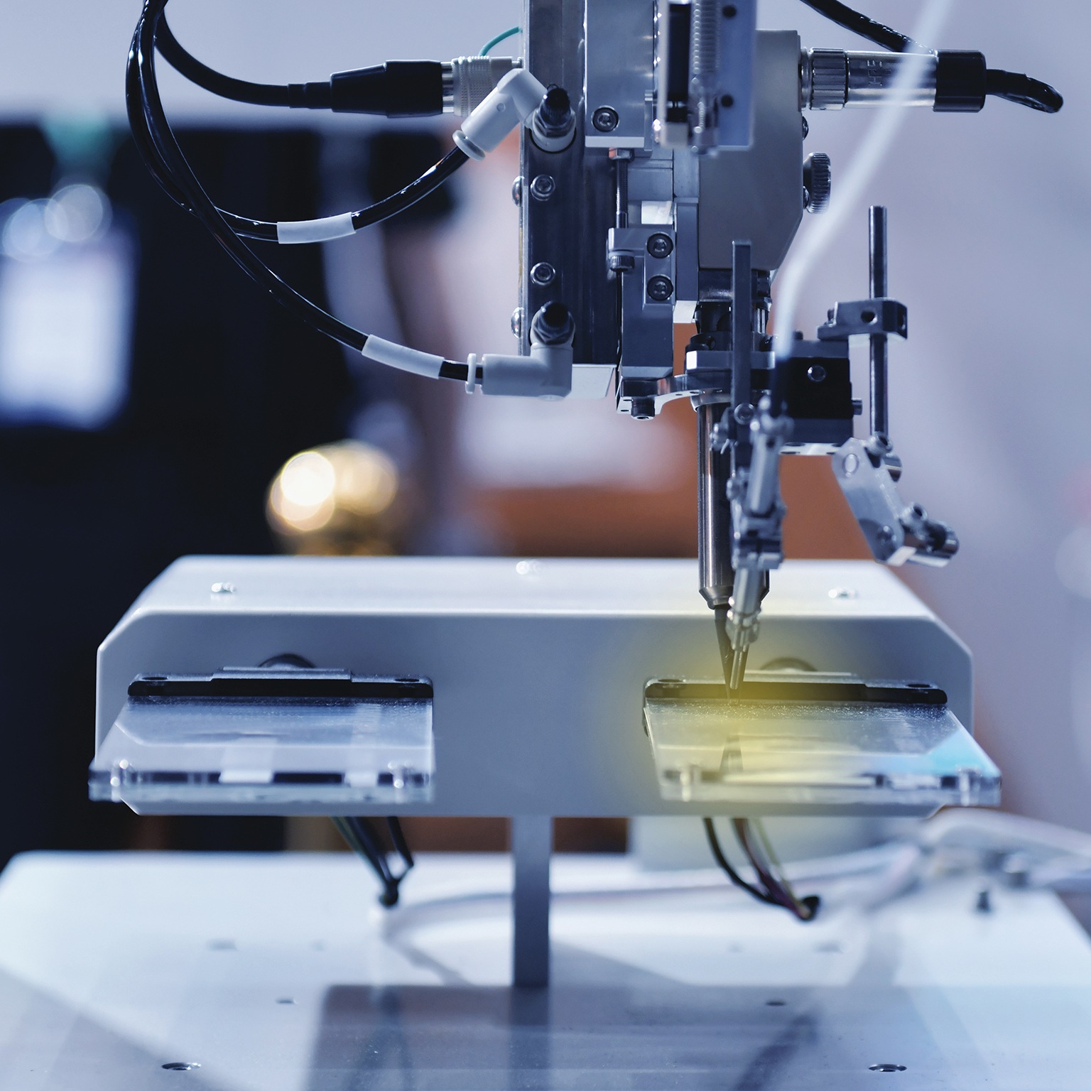 Modern automatic robot for print circuit board