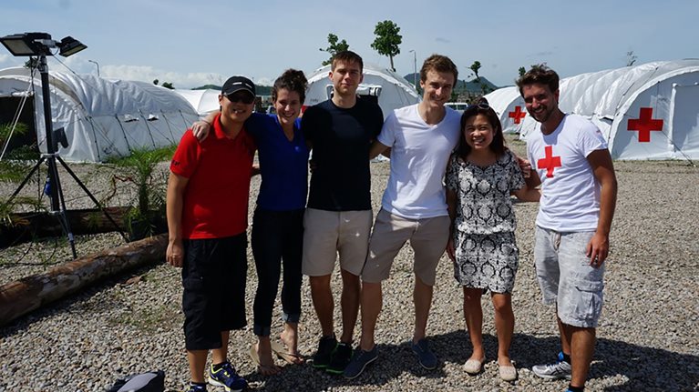 Working with the government of the Philippines and the International Red Cross in the wake of Super Typhoon Yolanda