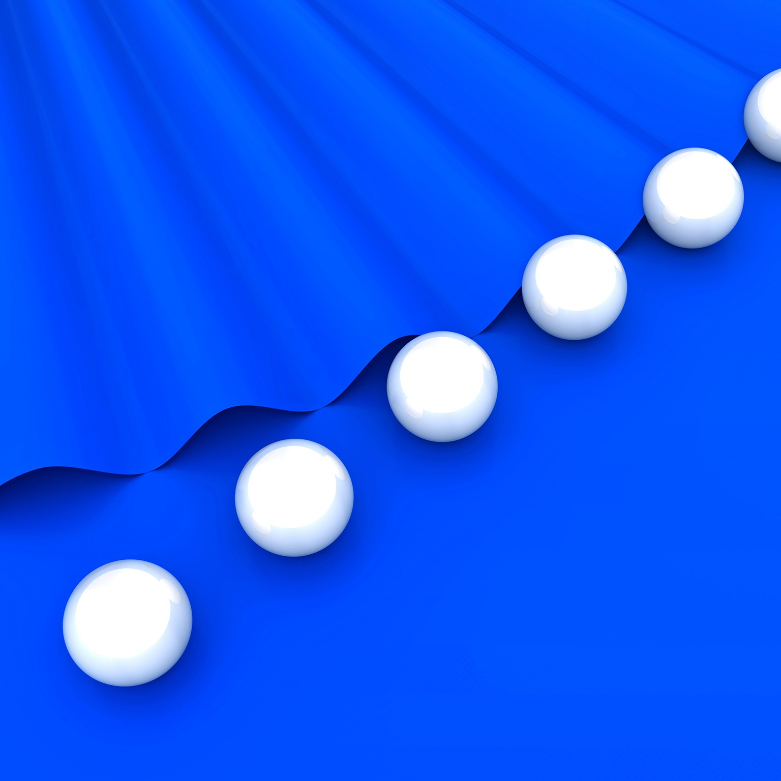 Glass ball abstract background. 3d