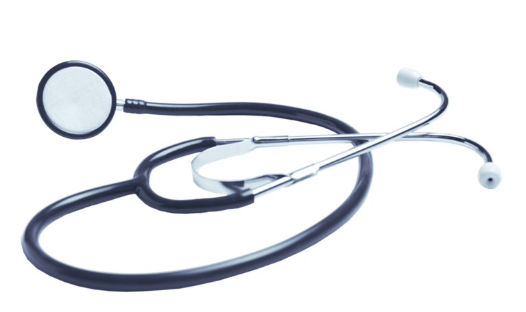Coiled up stethoscope