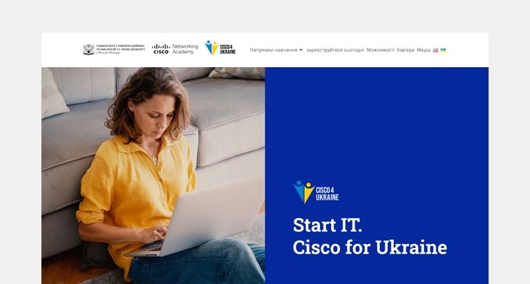 CISCO for Ukraine - screenshot