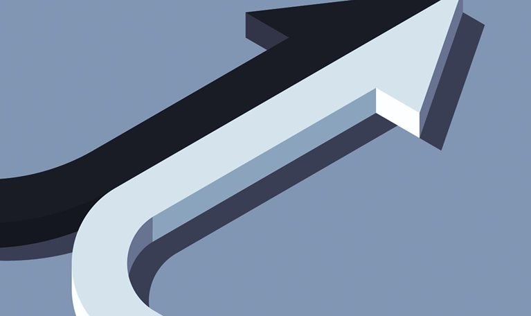 Two arrows forming one