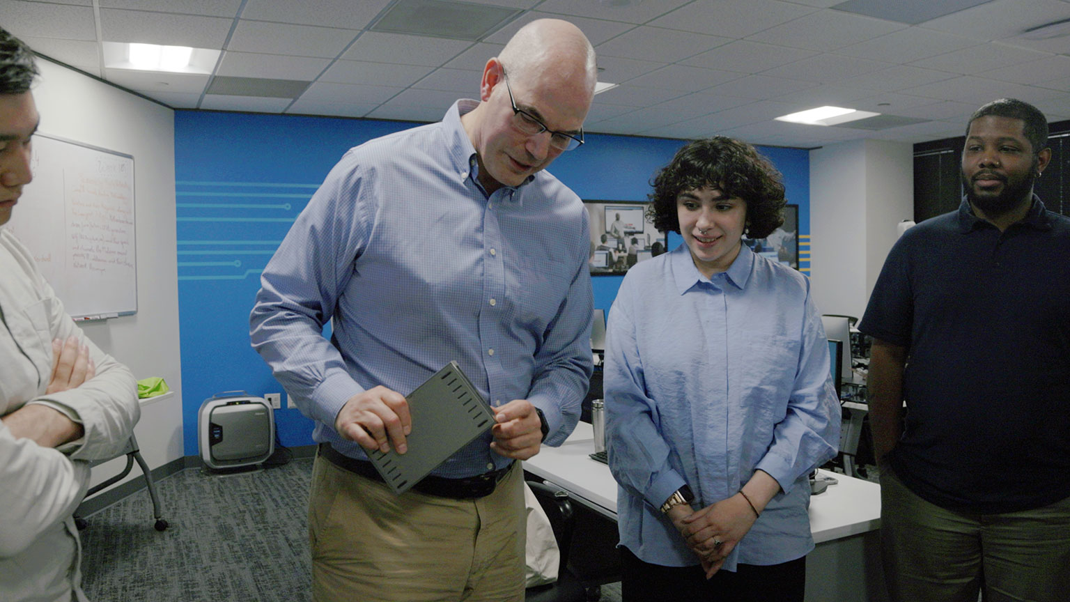 Per Scholas instructor Will Gould with learners