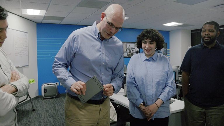 Per Scholas instructor Will Gould with learners