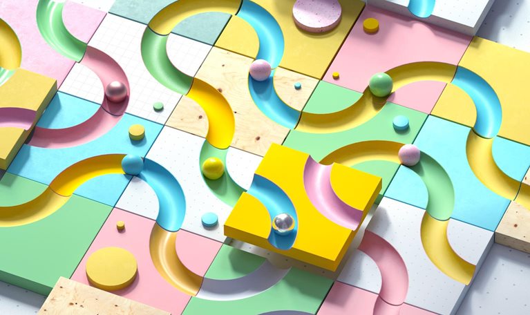 Colorful board game