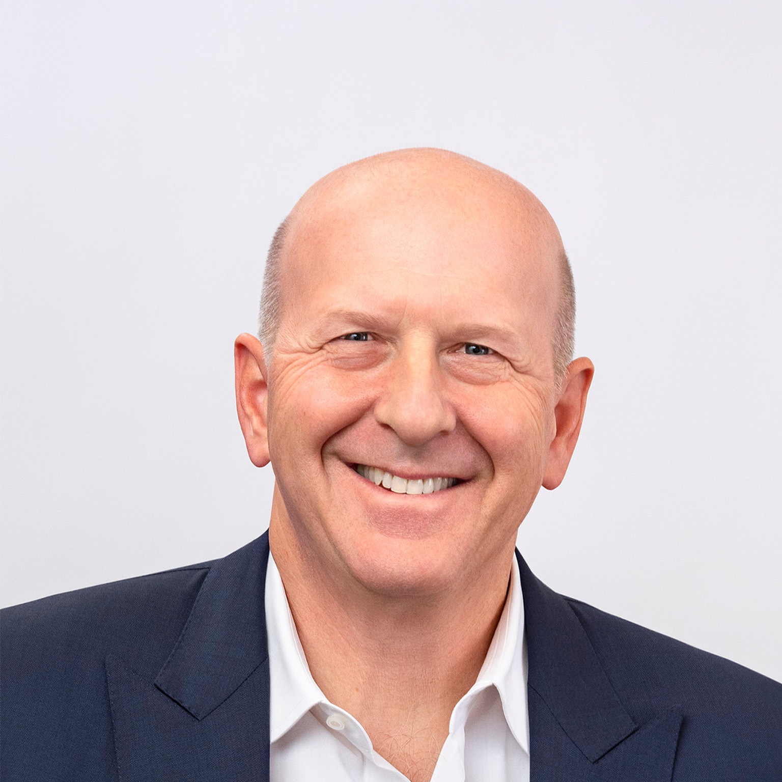 Smiling portrait of David Solomon, CEO at Goldman Sachs