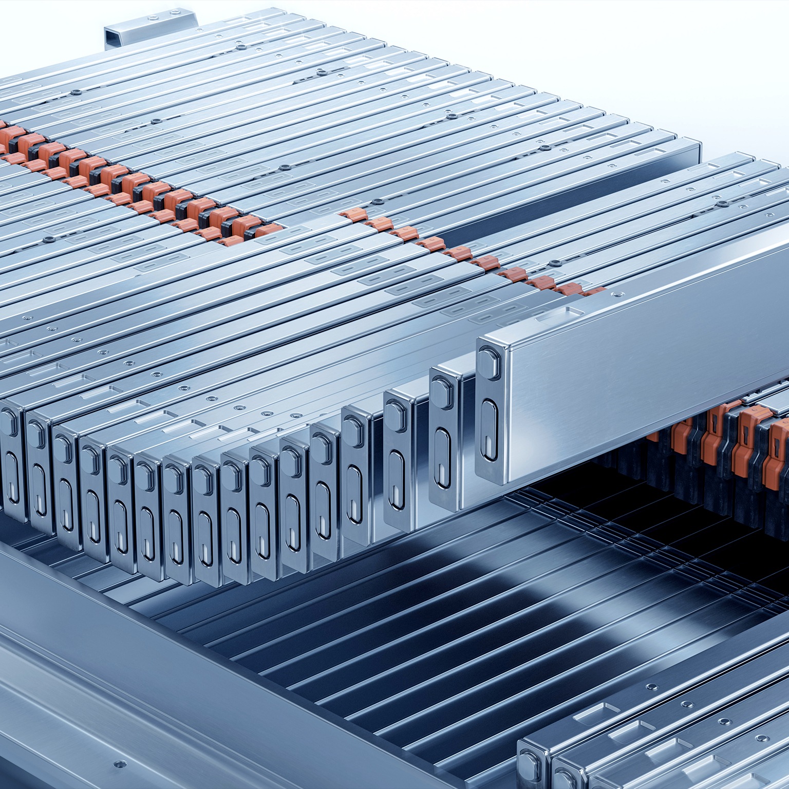 High Performance Battery Pack Assembly with Rectangular Modules for Electric Vehicle or Hybrid Car