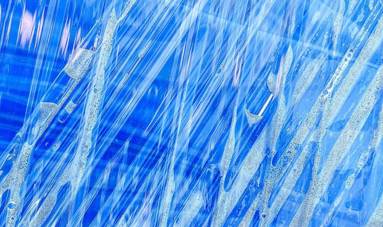 Abstract texture of packing foil