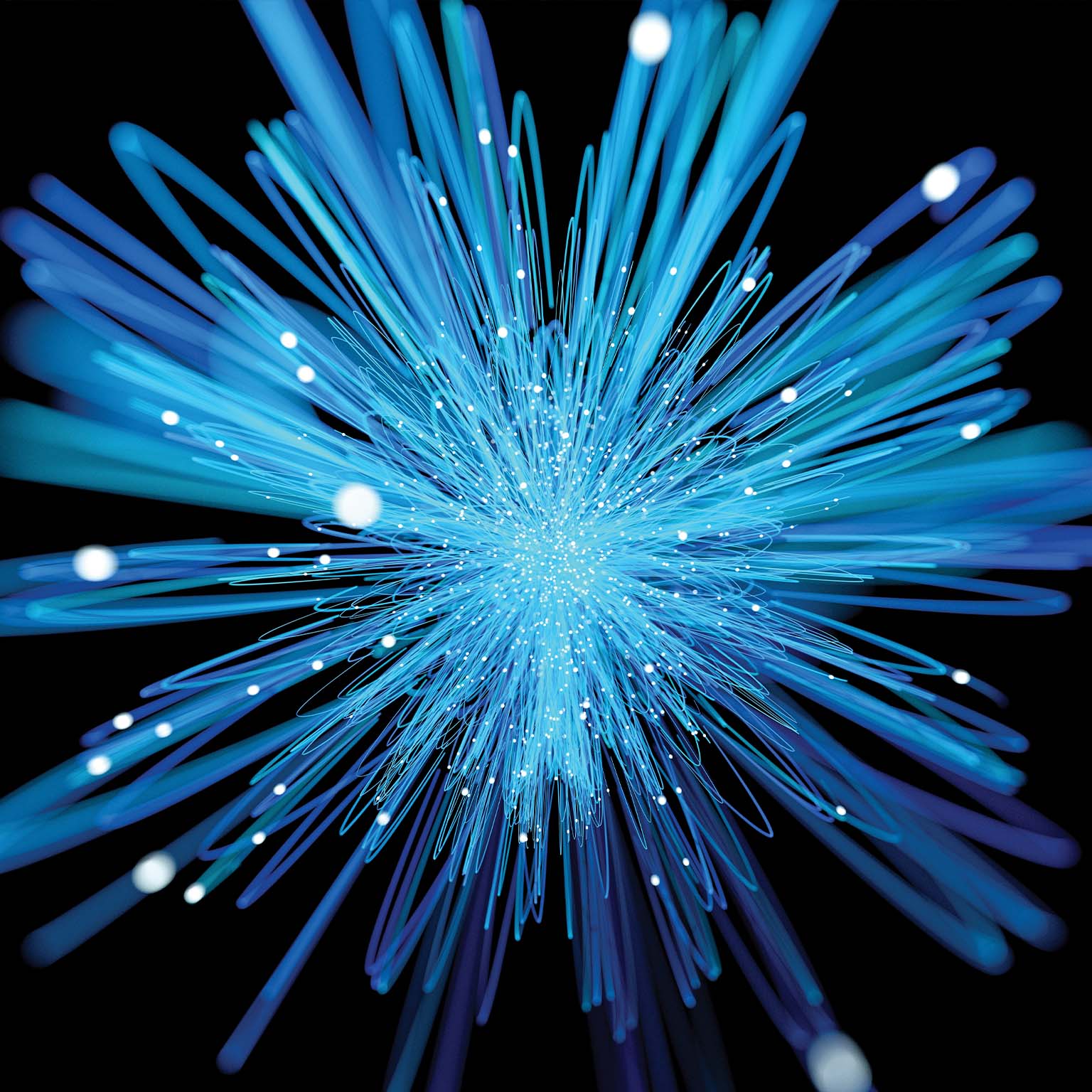 Fast erupting particles