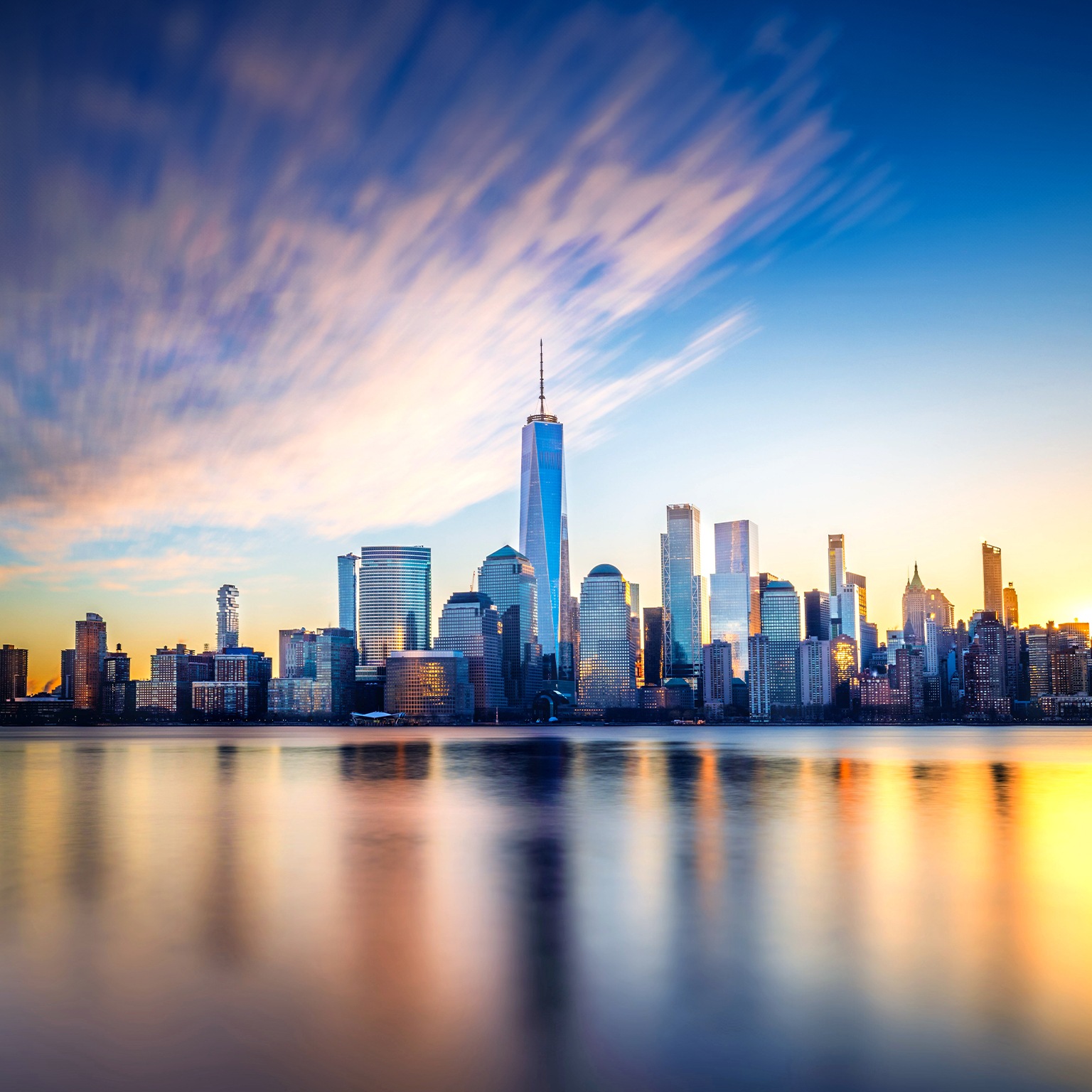 The Freedom Tower and NYC Skyline