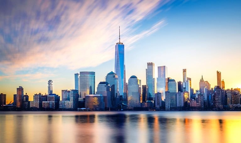 The Freedom Tower and NYC Skyline