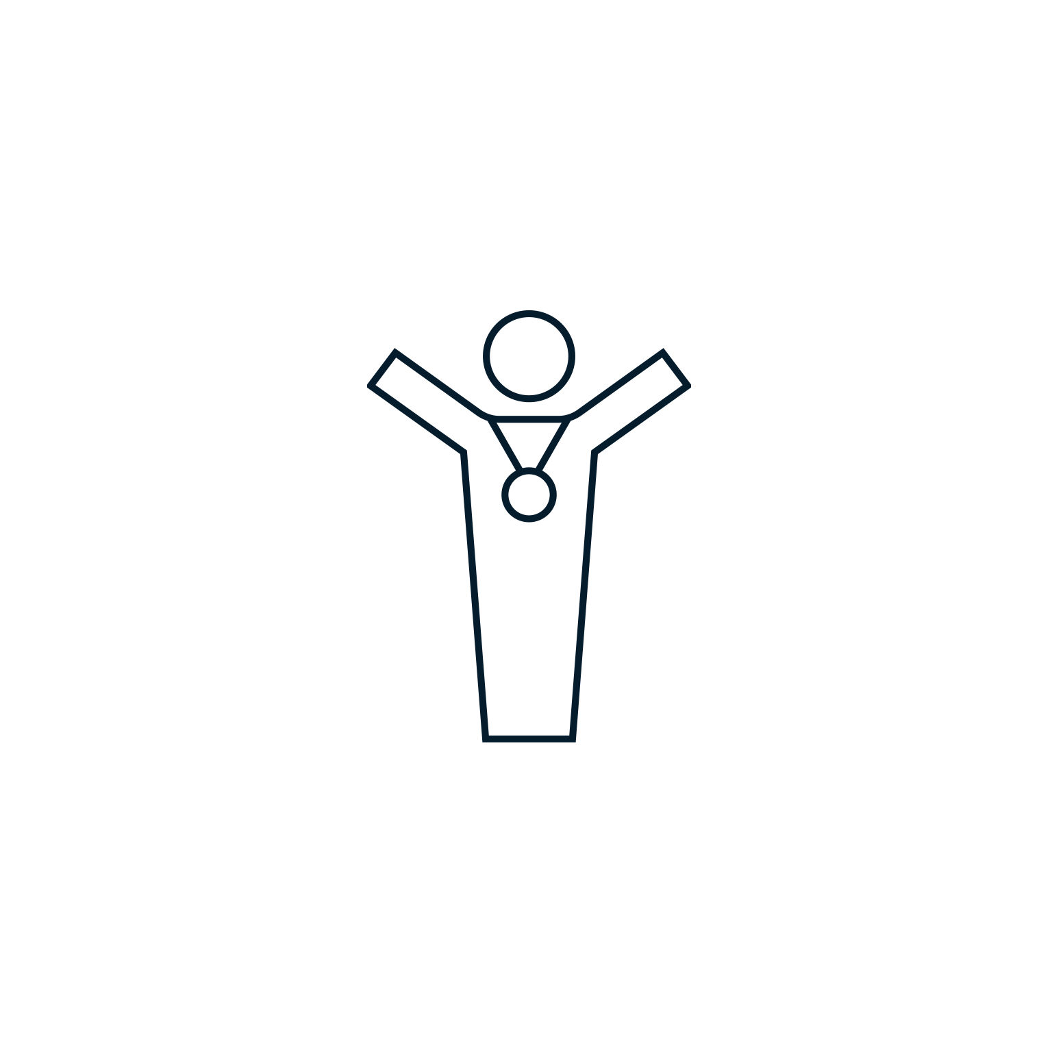person with medal icon