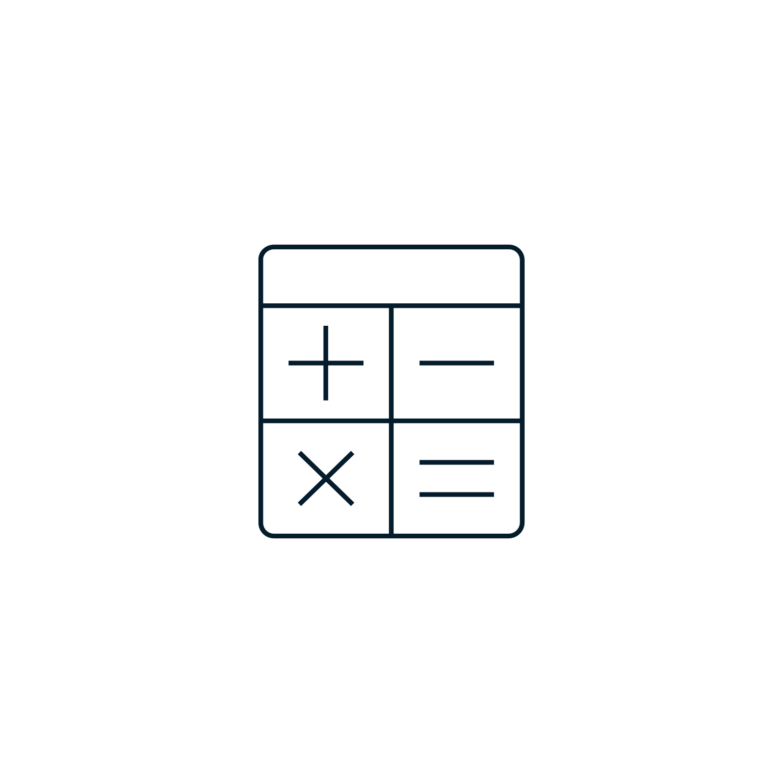 calculator icon illustration