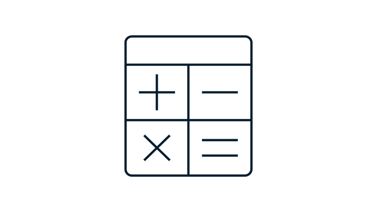 calculator icon illustration