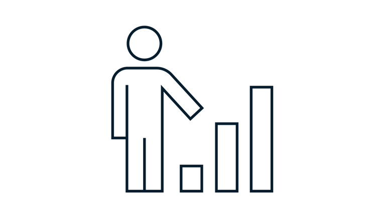 growth icon illustration