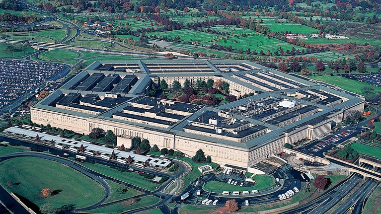Aerial view of Pentagon photo
