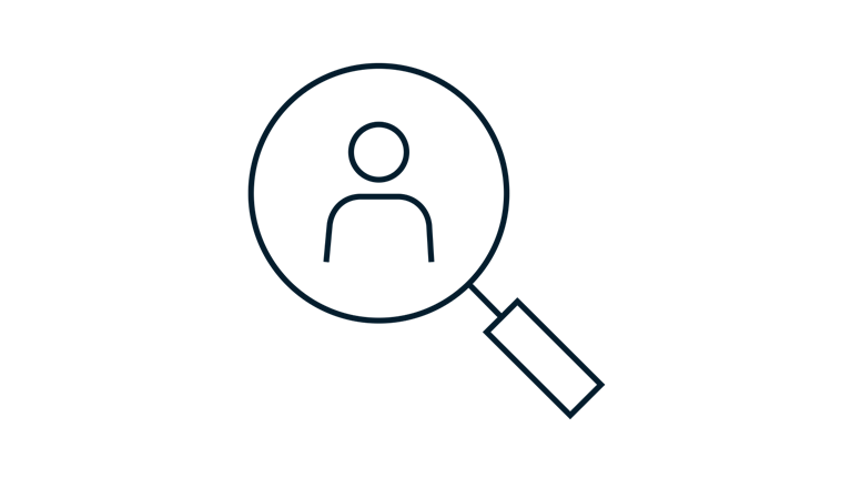 magnify icon illustration